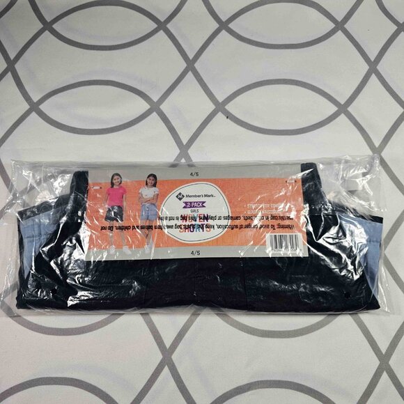 Member's Mark Woven Shorts Elastic Waistband, Girl's, 4/5, 2pcs in 1pack - Picture 3 of 4